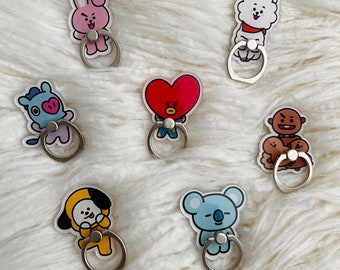 Kpop BTS Acrylic Phone Ring Holder