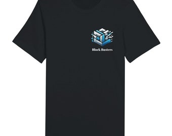 Premium unisex T-shirt met ronde hals "Block Busters"