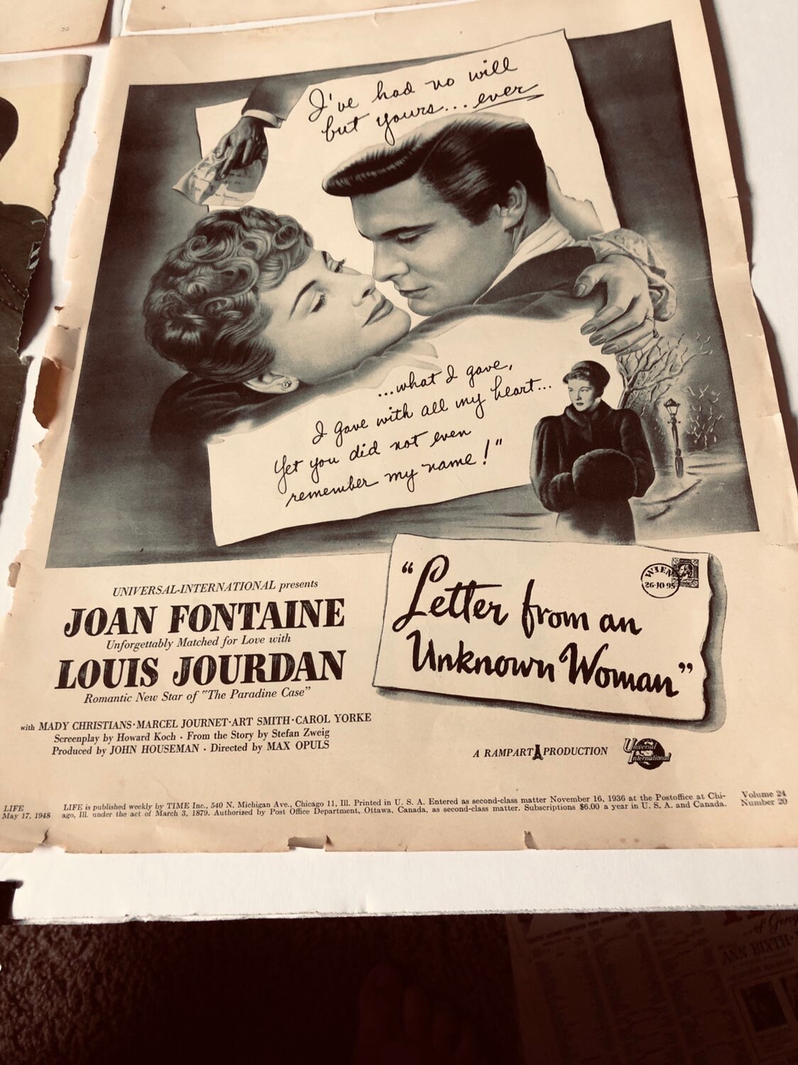 Life Magazine 1948 Movie And Entertainment Ads Etsy