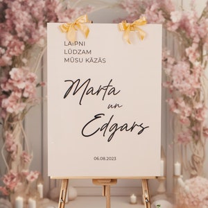 Letrero de bienvenida de boda de acrílico, letrero con nombre en 3D, letrero de bienvenida con nombre de familia personalizado, letrero de bienvenida translúcido personalizado para despedida de soltera