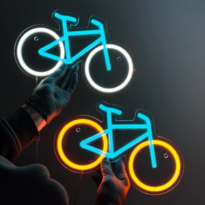 LED ネオンサイン、自転車、バイク、男性、女性へのギフト、装飾、ギフトのアイデア、子供部屋、寮、ガールフレンド、ボーイフレンドへのプレゼント