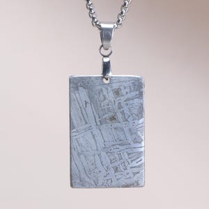 Unique iron meteorite Natural meteorite carving pendant!Meteorite Pendant Necklace KC1435