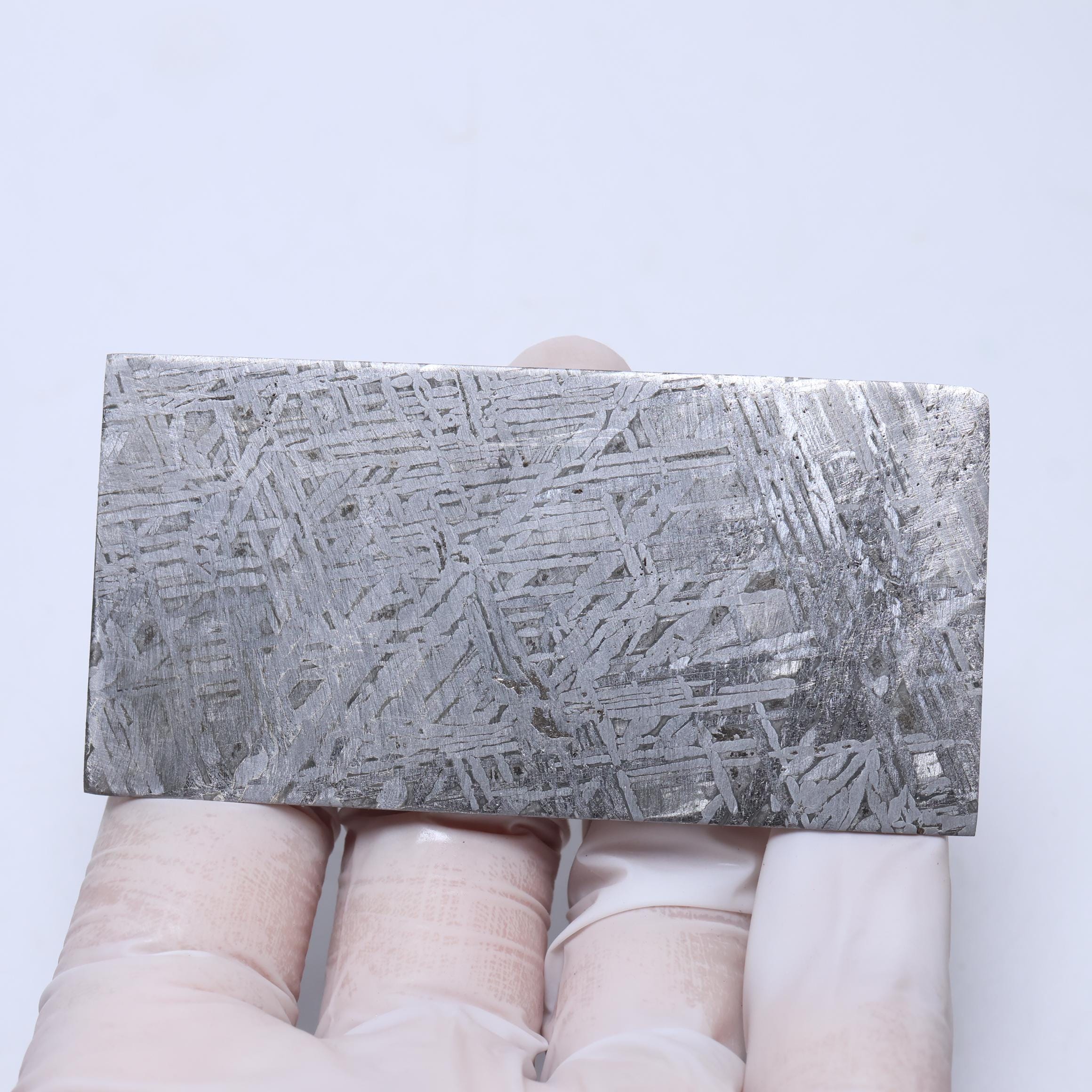 エッチングされたムオニオナルスタ隕石標本：22g研磨済み宇宙岩石