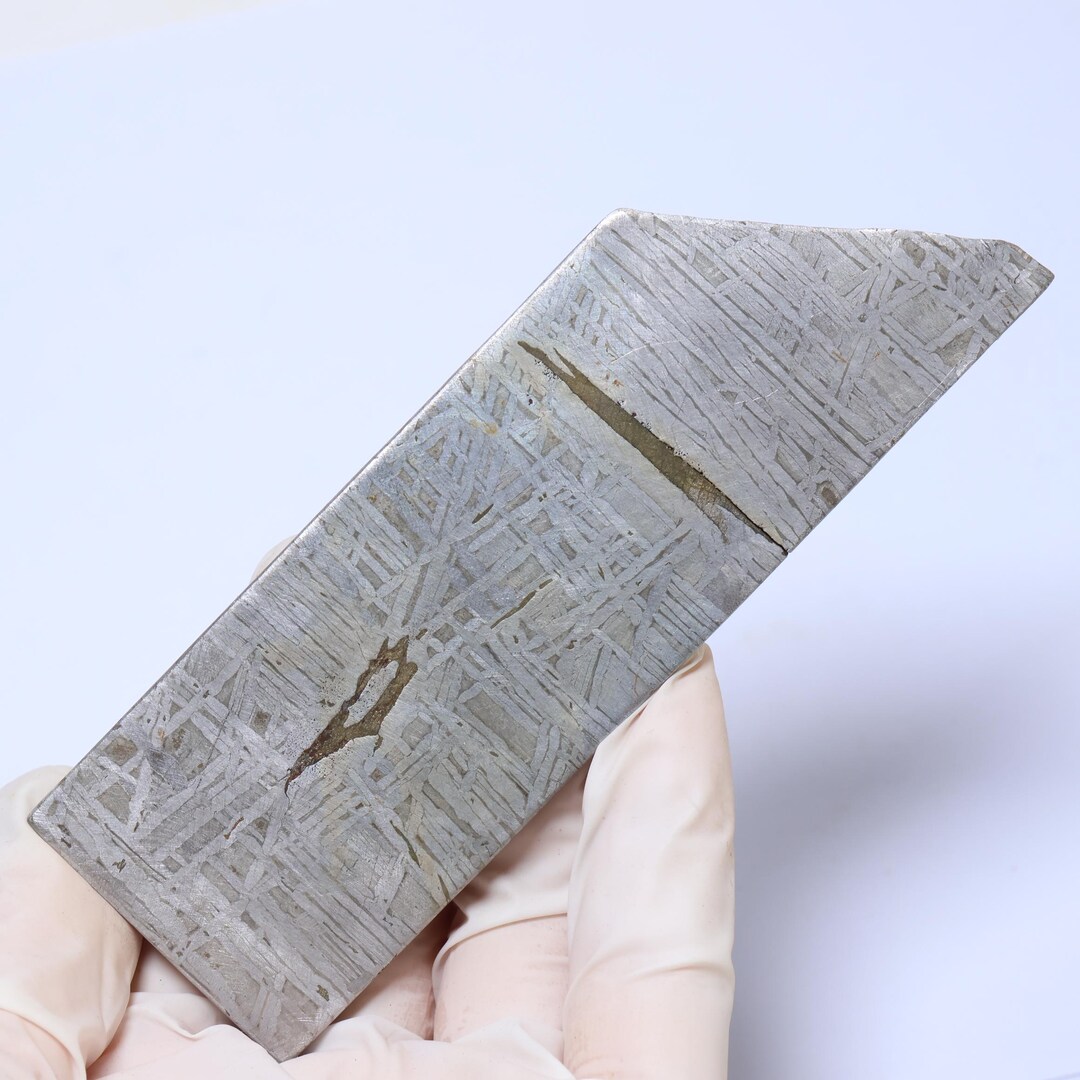 134g Natural Meteorite Piece,etched and Polished,natural Iron Meteorite ...