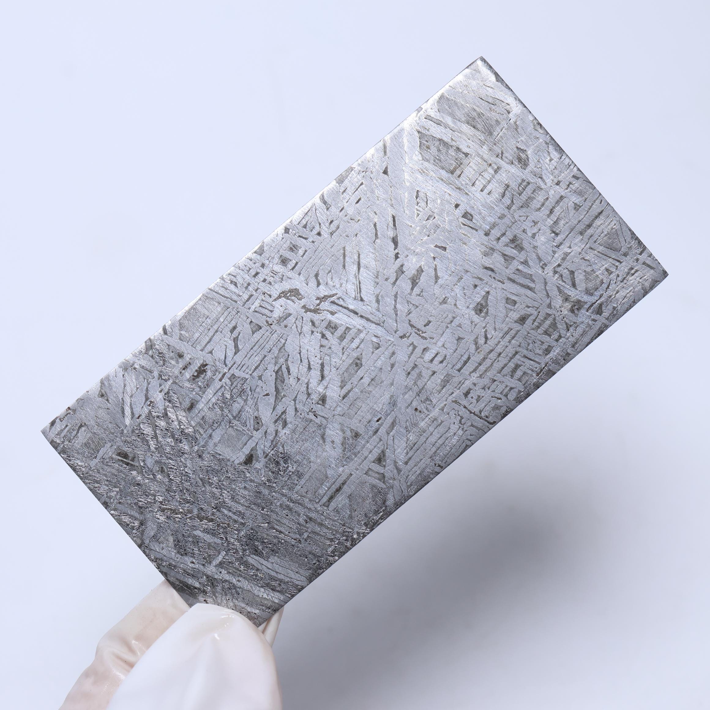 エッチングされたムオニオナルスタ隕石標本：22g研磨済み宇宙岩石