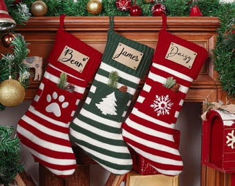 Personalisierte Weihnachtsstrümpfe, personalisierte Haustier Paw Strümpfe, Familien Weihnachtsstrümpfe, Hunde Paw Strümpfe, Katzen Strumpf, Weihnachtsgeschenk