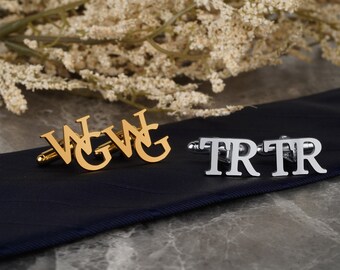 Gemelli personalizzati per lo sposo, proposta di matrimonio per lo sposo, gemelli con iniziali personalizzate, gemelli per matrimonio, regali per lo sposo, regalo per lui