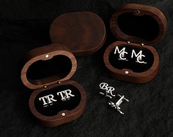 Custom Groomsmen Cufflinks,Groomsmen Proposal,Personalized Initial Cufflinks,Groomsmen Gifts,Name Cufflinks,Best Man Gift,Wedding Cufflinks