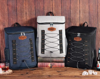 Personalized Groomsmen Cooler Backpack, Groomsmen Gift, Custom Lunch Cooler Backpack, Hiking Cooler Backpack, Golf Beer Cooler,Best Man Gift