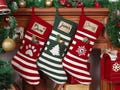 Personalized Christmas Stockings, Personalized Pet Paw stockings, Family Christmas Stockings, Dog Paw Stockings, Cat Stocking,Christmas Gift