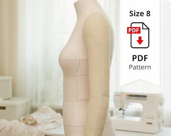 Sewing Pattern for Universal Arm Size 8 With Cover Included
