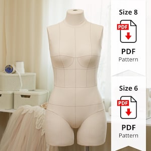 Dress Form Mannequin Size 8 - Etsy