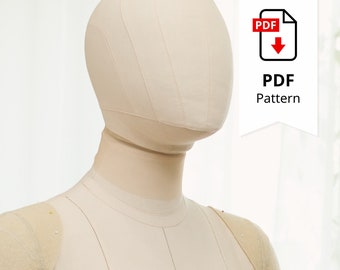 Sewing Pattern for Universal Head Size 2 With Cover Included