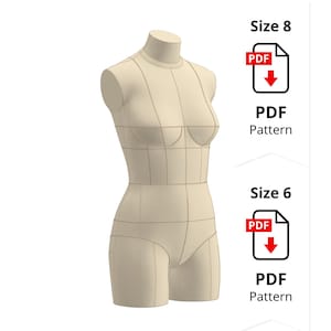 Dress Form Mannequin Size 8 - Etsy