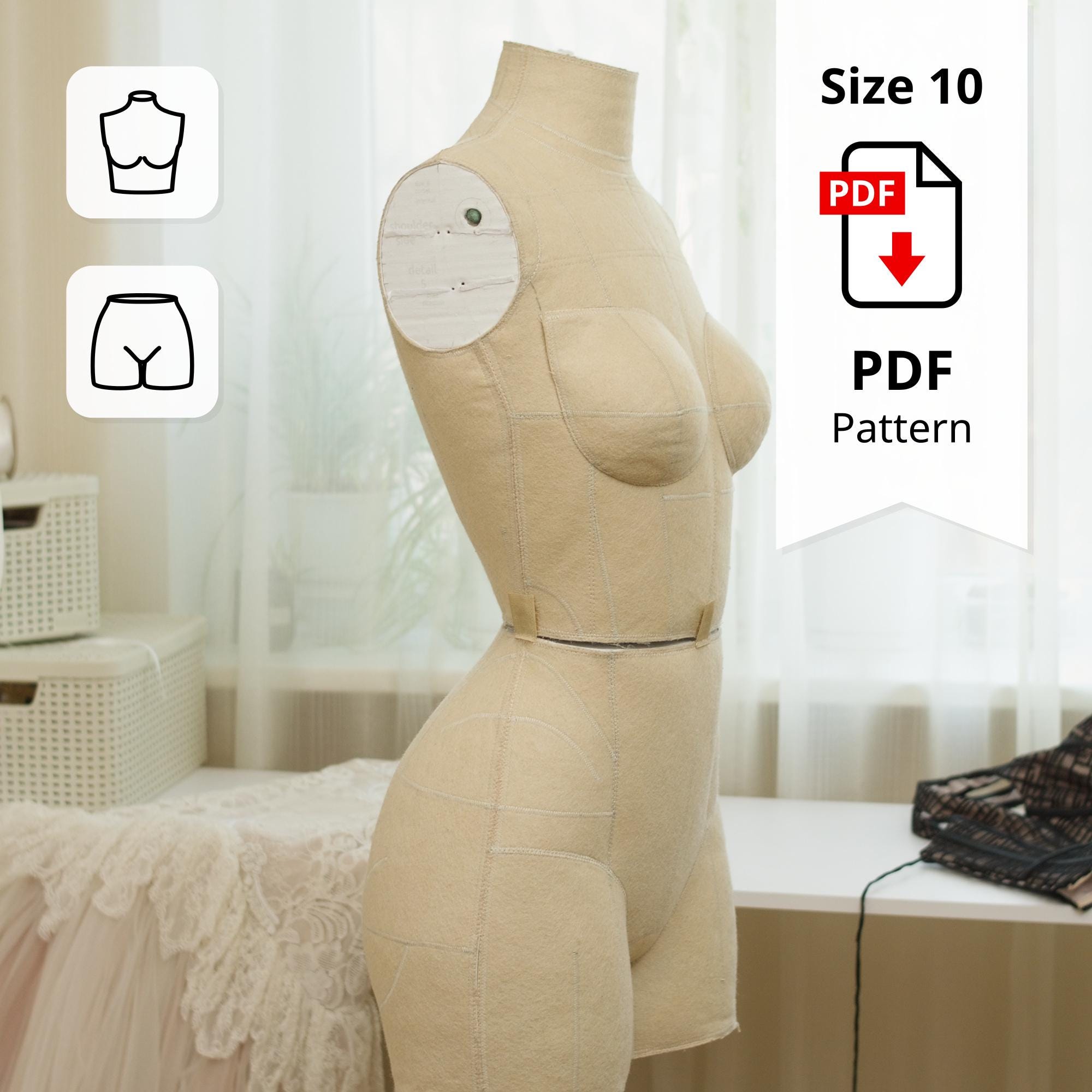 女性用リネンマネキン グリッドパターン 女性用リネンマネキン 公式