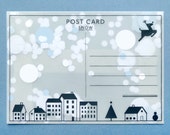 Snow Postcard