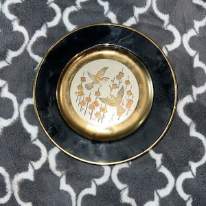 Vintage Limited Edition Japanese Chokin Decorative Plate