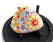 Mandala Art Stone - Hand Painted Stone Art - Mandala Dot Painting - Rainbow Dot Mandala Rock - Painted Rocks