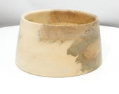 Hand Turned Wood Bowl - Holly Wooden Decorative Bowl - 1.5" High