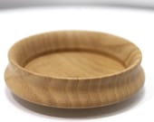 Small Hand Turned Wood Bowl - White Oak Bowl - Ring Holder - .5" x 2.75"