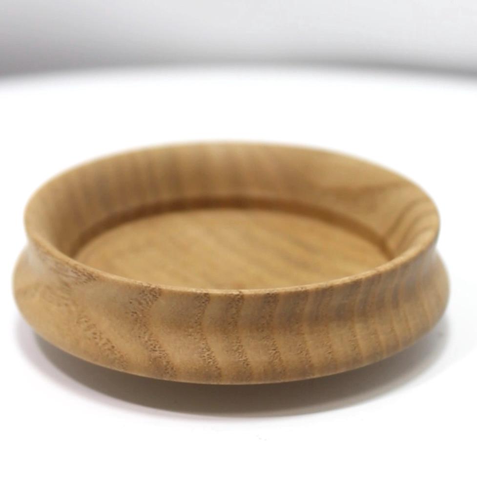 Small Hand Turned Wood Bowl - White Oak Bowl - Ring Holder - .5" x 2.75"