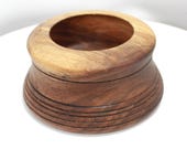 Hand Turned Decorative Wood Bowl - Black Walnut Bowl - 2.25" x 4.75"