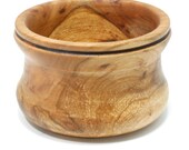 Hand Turned Wood Small Bowl - Cherry Wood Decorative Bowl - 1.25" High