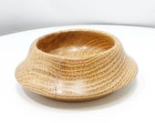 Small Hand Turned Wood Bowl - Oak Ring Bowl - 1.75" x 3.5"