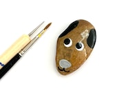 Painted Dog Rocks - Hand Painted Rocks Dogs - Fun Painted Rocks - Hand Painted Rock Animals - Dog Rock Art - Animal Painted Stone