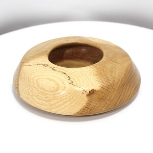 Hand Turned Wood Bowl - Red Oak Bowl - 1.25&quot; x 4.75&quot;