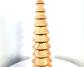 Hand Turned Wood Christmas Tree - Home Decor - Douglas Fir 11" tall