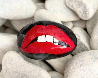 Hand Painted Rocks - Rocky Horror Picture Show - Movie Fan Art Rock - Rock Painting