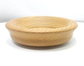 Small Hand Turned Wood Bowl - White Oak Bowl - Ring Holder - 1" x 3.75"