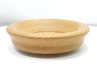 Small Hand Turned Wood Bowl - White Oak Bowl - Ring Holder - 1&quot; x 3.75&quot;