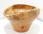 Hand Turned Wood Bowl - Red Oak Bowl - 4.5" x 6.25"