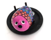 Hedgehog Hand Painted Rock - Hedgehog Art Rock -  Animal Art - Handpainted Rocks - Rock Animals - Cute Painted Stone - Painted Rocks