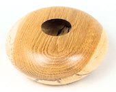 Hand Turned Decorative Wood Bowl - Oak Bowl - Small Wooden Bowl Home Decor - Gift for Him - 2" x 5"