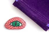 Hand Painted Red Dragon Eye Rocks - Rock Painting - Small Dragon Stone - Realistic Dragon Eye - Rock Art Painting - Painted Pebbles