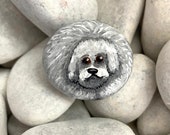 Painted Dog Rocks Art - Dog Painted Rock - Hand Painted Rocks Animals - Fun Painted Rocks - Rock Animals - Animal Painted Stones