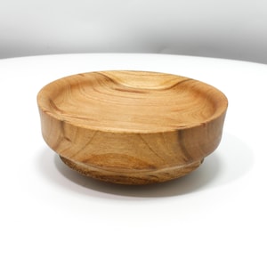 Hand Turned Wood Small Bowl - Cherry Wood Bowl - 1&quot; High