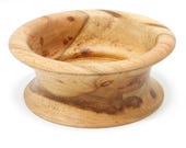 Tealight Holders Wood - Hand Turned - Natural Wood Candle Holder - Cherry Wood Home Decor - 1" High