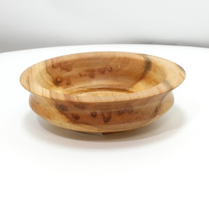 Hand Turned Wood Small Bowl - Cherry Wood Bowl - .75&quot; High