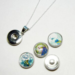 Snap on Pendant Etsy