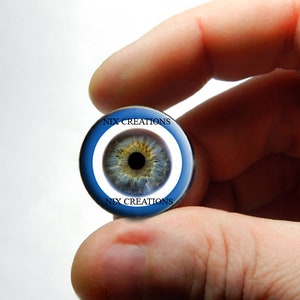 Glass Eyes - Italian Evil Eye Cabochon 8mm 10mm 12mm 13mm 14mm 16mm 18mm 20mm 25mm 30mm