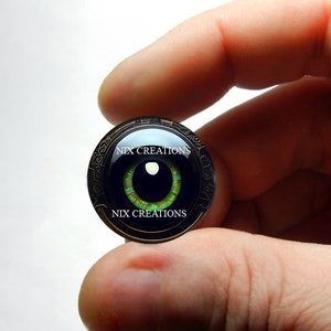 Art Nouveau Glass Eyes - Steampunk Doll Sculpture Eyeballs Handmade Glass Cabochons 8mm 10mm 12mm 13mm 14mm 16mm 18mm 20mm 25mm 30mm - #AN3