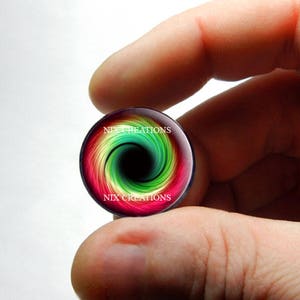 Glass Eyes - Rainbow Swirl Candy Human Eyeball Handmade Glass Cabochons 8mm 10mm 12mm 13mm 14mm 16mm 18mm 20mm 25mm 30mm