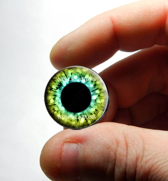 ブライス アイチップ 14 mm アイ - ヘーゼルブルー グリッター