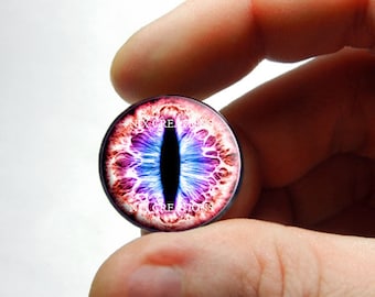 Dragon Glass Eyes - Dream Weaver Dragon Eyes Handmade Glass Cabochons for Steampunk 8mm 10mm 12mm 13mm 14mm 16mm 18mm 20mm 25mm 30mm