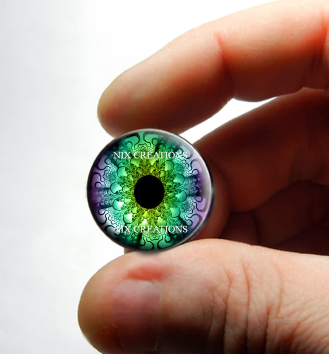 Yeux Sulfure Poupée Ancienne Marron 22 Mm Brown Paper Weight Eyes