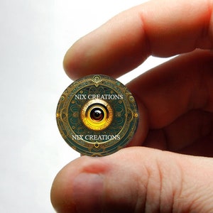 Art Nouveau Glass Eyes - Steampunk Doll Sculpture Eyeballs Handmade Glass Cabochons 8mm 10mm 12mm 13mm 14mm 16mm 18mm 20mm 25mm 30mm - #AN2